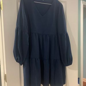 Navy Babydoll Women’s Dress